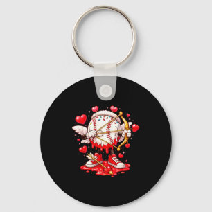 Cupid Baseball Drip Icecream Apparel Youth Boy Val Keychain