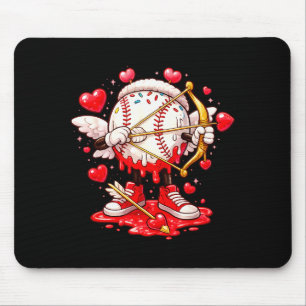 Cupid Baseball Drip Icecream Apparel Youth Boy Val Mouse Pad