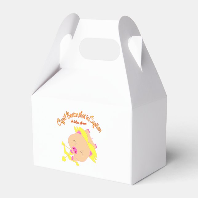 Cupid Bootan Favor Box (Front Side)