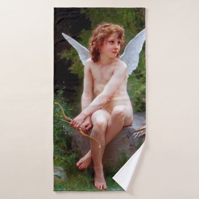 Cupid, Bouguereau (Serviette de bain)