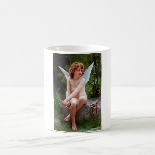 Cupid, Bouguereau Coffee Mug (Center)