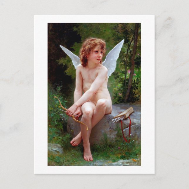 Cupid, Bouguereau Postcard (Front)