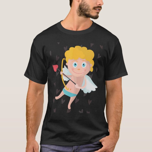 Cupid boy arrows costume for Halloween suit   T-Shirt (Front)