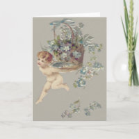 Cupid Cherub Angel Forget-Me-Not