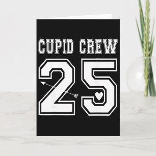 Cupid Crew 2025 Valentines Day Love Sports Jersey Card