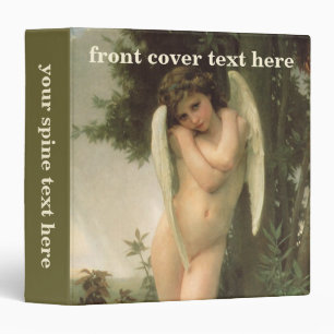 Cupid (Cupidon) Angel Portrait by Bouguereau Binder