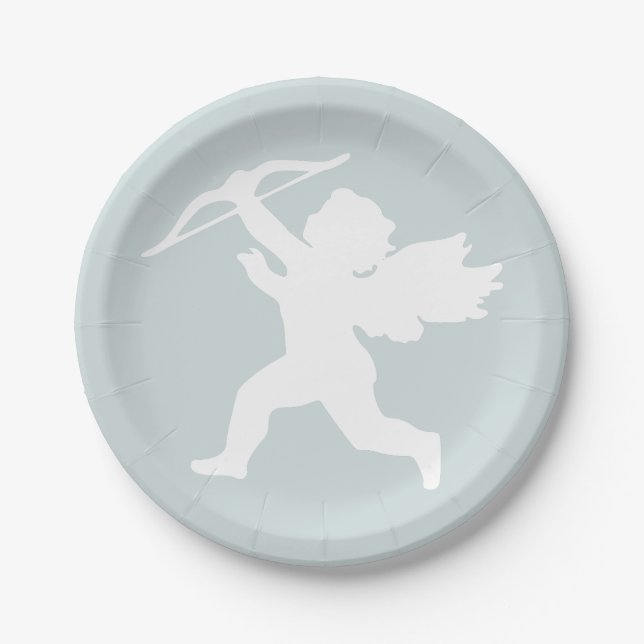 Cupid custom paper plates (Front)
