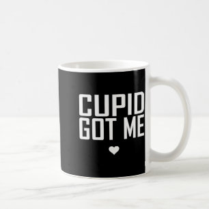 Cupid Got Me Cute Romance Cherub Valentine Gift Ou Coffee Mug
