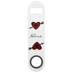 Cupid Heart Black Spade Thunder_Cove Bar Key
