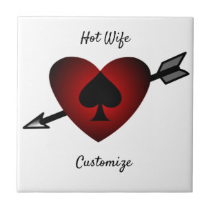 Cupid Heart Black Spade Thunder_Cove Tile