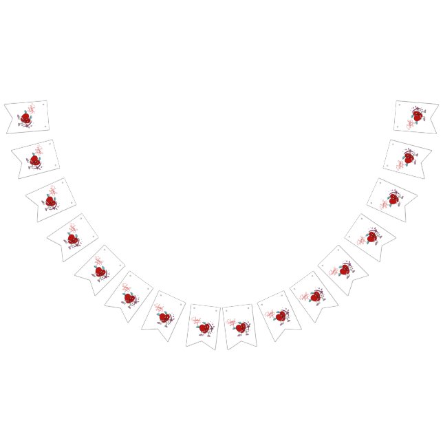 CUPID HEART BUNTING FLAGS (All)