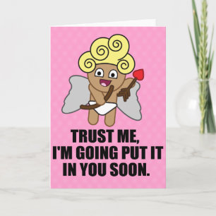 Cupid is going to put "it" in you holiday card