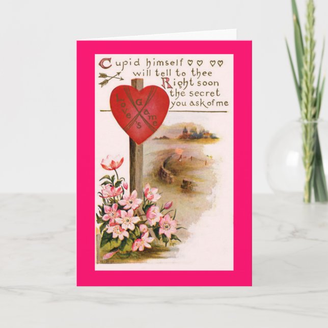 Cupid Knows the Secret Card (Front)