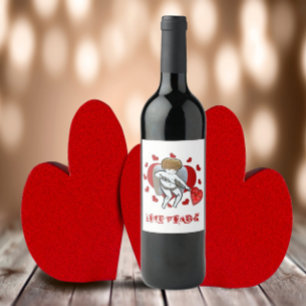 Cupid Love Tokens Wine Label
