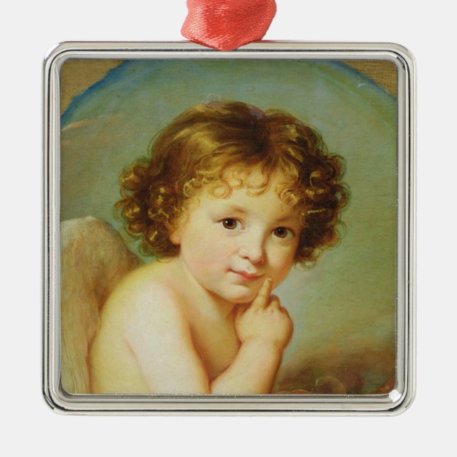 Cupid Metal Ornament (Front)