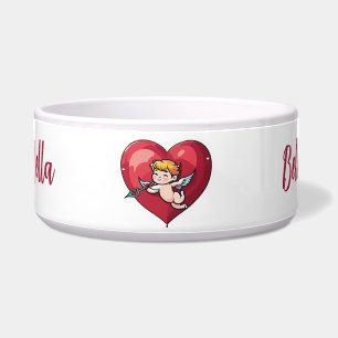 Cupid on Red Heart