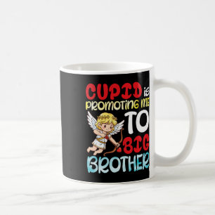 Cupid Promoting Me To Big Brother Valentine Pregna Coffee Mug