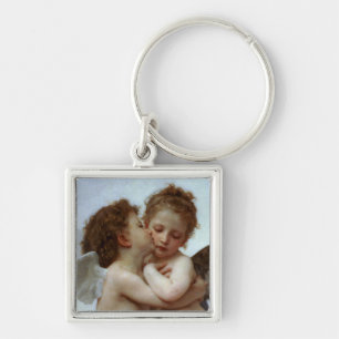 Cupid & Psyche as Children Keychain