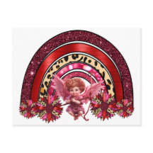 Cupid rainbow valentine's day love bow arrow love