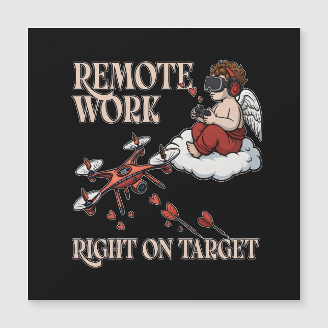 Cupid Remote Work, Valentine’s Day (Front)