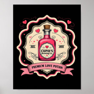 Cupid’s Dating Service Valentine Be Mine Vintage C Poster