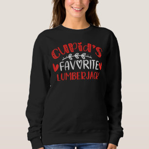 Cupid S Favourite Lumberjack Romance Couples Men W Sweatshirt