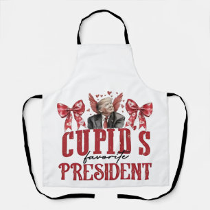 Cupid’s Favourite President Valentine Trump Apron