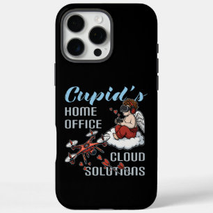 Cupid’s Home Office, Drone Valentine’s Day iPhone 16 Pro Max Case