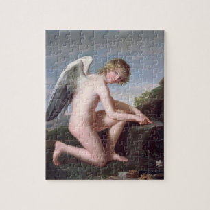 Cupid sharpening his arrows, 1798 (oil on canvas) jigsaw puzzle