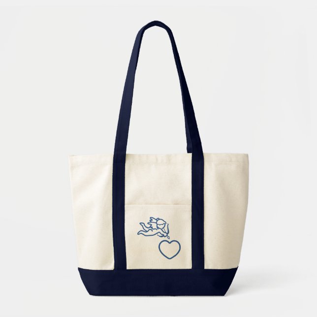 Cupid Strikes custom bag – choose style, colour (Front)