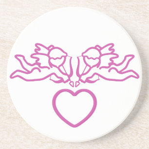 Cupid Strikes custom coaster
