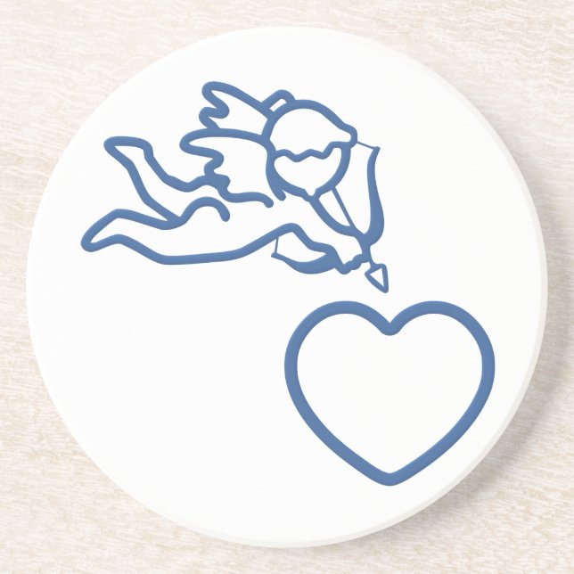 Cupid Strikes custom coaster (Front)