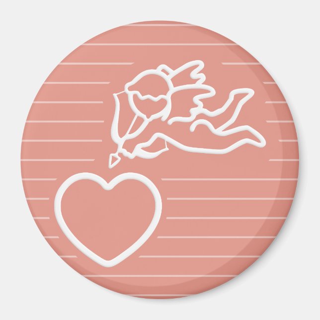 Cupid Strikes custom magnet (Front)