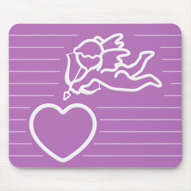 Cupid Strikes custom mousepad (Front)