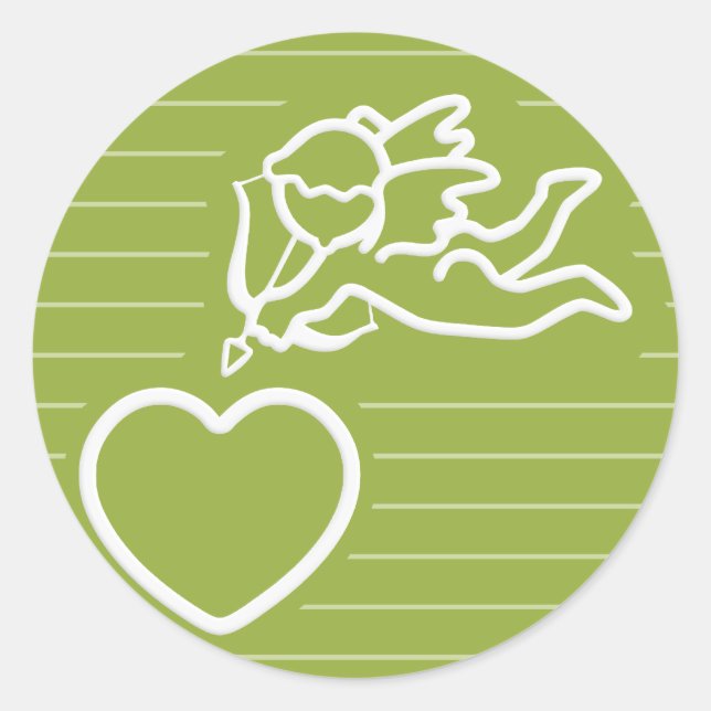 Cupid Strikes custom stickers (Front)