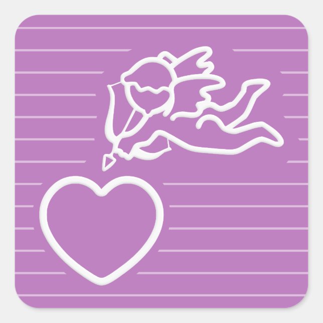 Cupid Strikes custom stickers (Front)