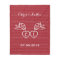 CUPID STRIKES custom text & colour fleece blanket