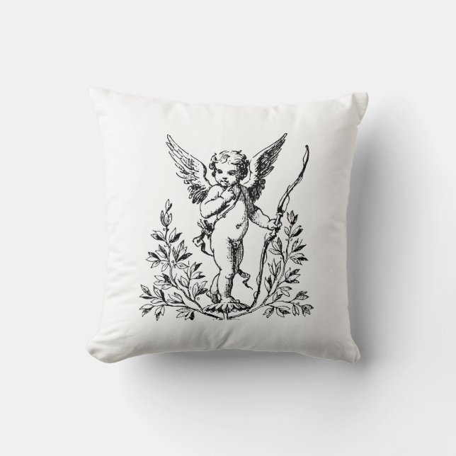 Cupid Throw Pillow 20" x 20" (Front)