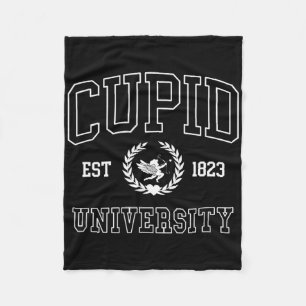 Cupid University College Valentine Trendy Men Wome Fleece Blanket