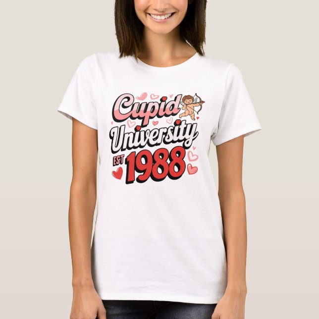 Cupid University: Love's School of Hearts T-Shirt (Front)