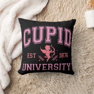 Cupid University Valentine Gift Throw Pillow