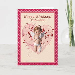 Cupid Valentine's Day Birthday Card