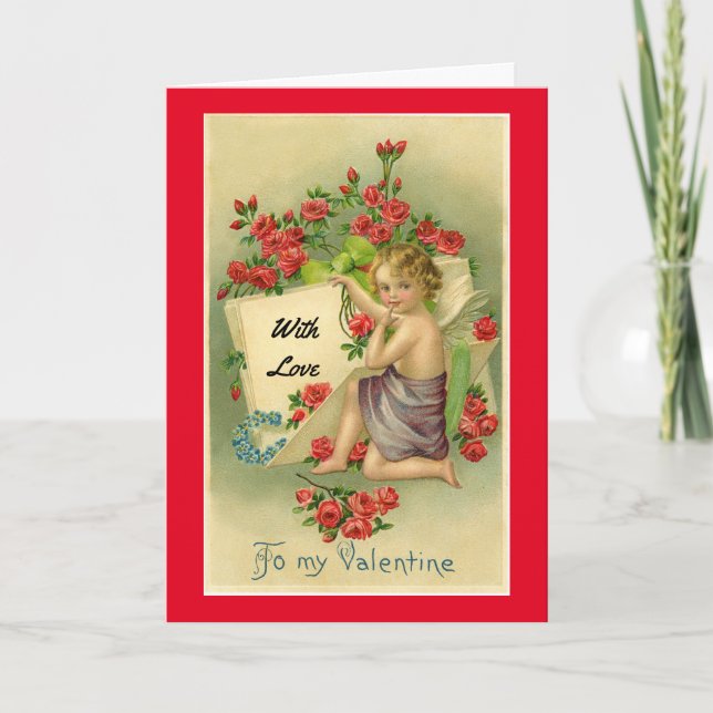 Cupid vintage Avec Carte De Défilement (Devant)