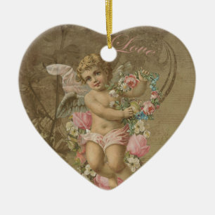 Cupid - Vintage Ceramic Ornament