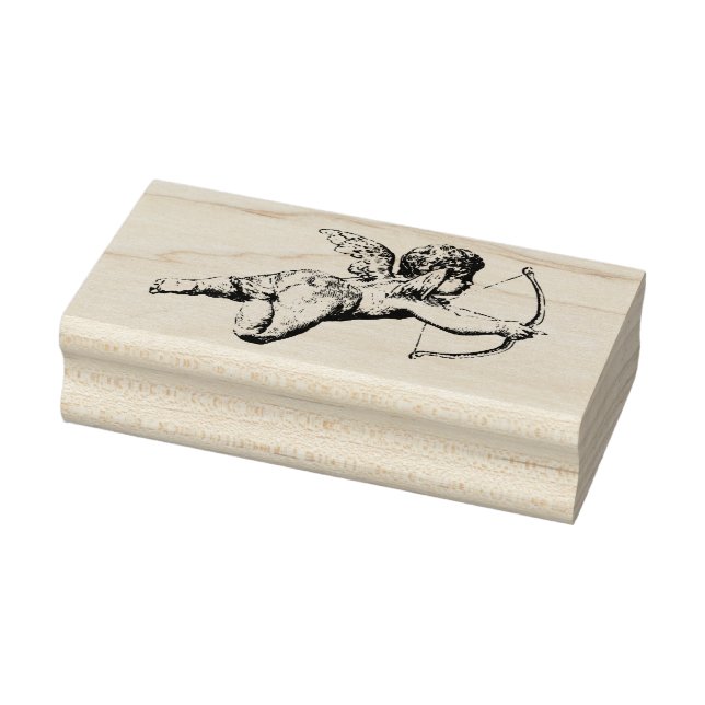 Cupid with Bow No.1 Rubber Stamp (Stamp)