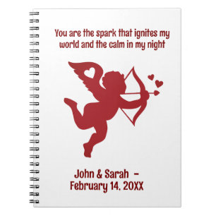 CUPID You are the spark that ignites my world and  Notebook