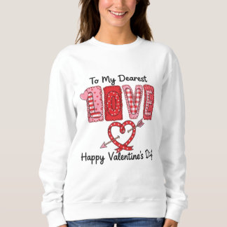 Cupid's Arrow Little Sweetheart Valentine's Day De Sweatshirt