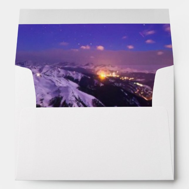 Cupid's Celestial View Envelope (Back (Bottom))