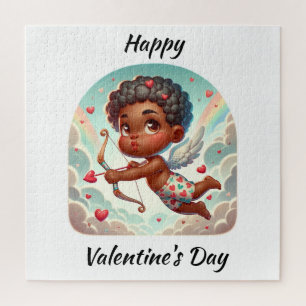 Cupid's Charm Valentine's  Card Jigsaw Puzzle