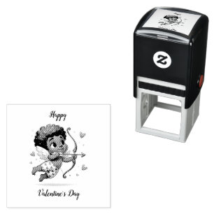 Cupid's Charm Valentine's Card Self-inking Stamp